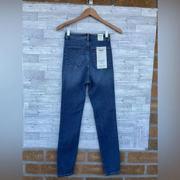 ROLLA'S Eastcoast Ankle High Rise Skinny Jeans in Blue size 26 - Picture 9 of 17